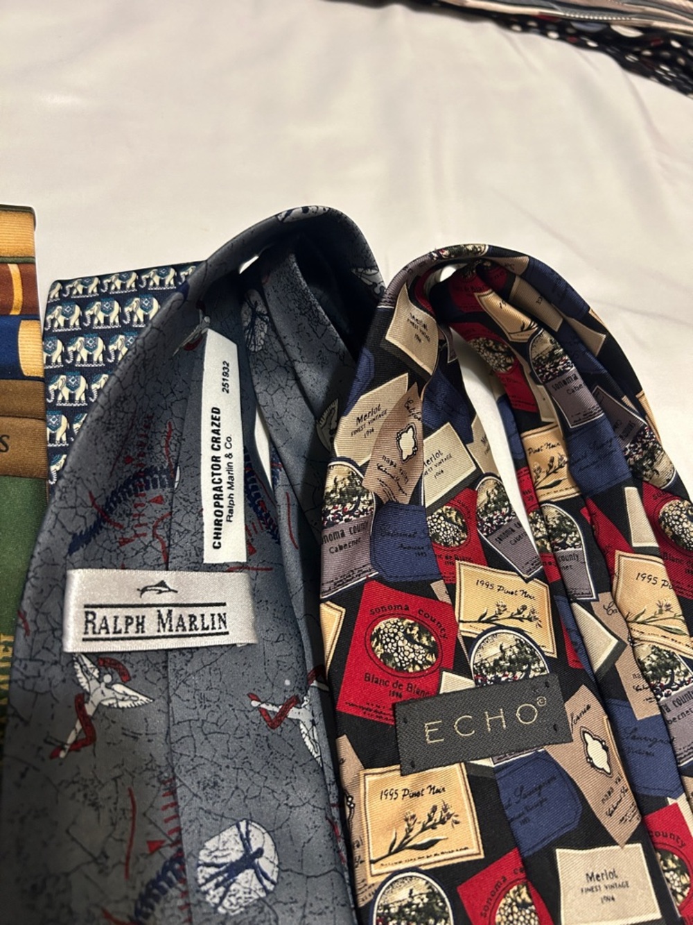 🧢$16 Sale⚾️ Novelty tie lot NHL max raab chiropractor wizard of oz - Picture 5 of 9